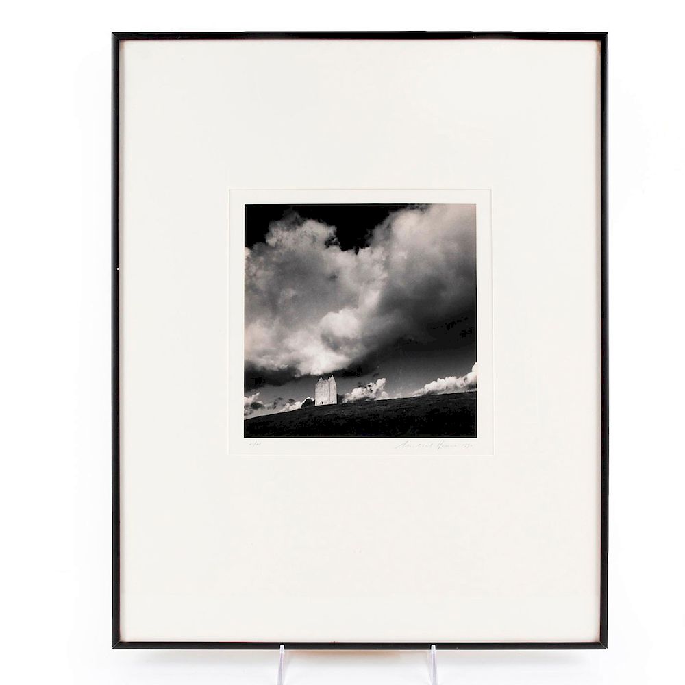 Appraisal: MICHAEL KENNA -PRESENT Signed Black White print studio Stamp on