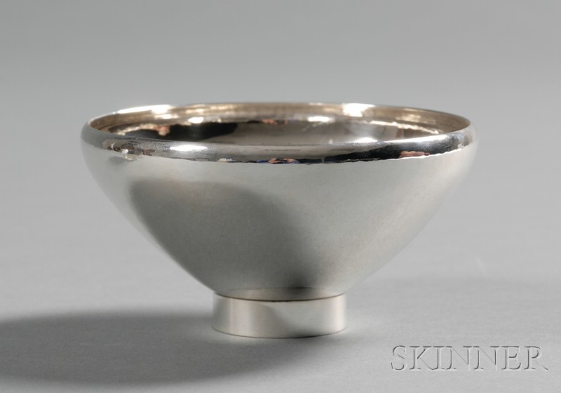 Appraisal: Georg Jensen Bowl Sterling silver Denmark - Conical form raised