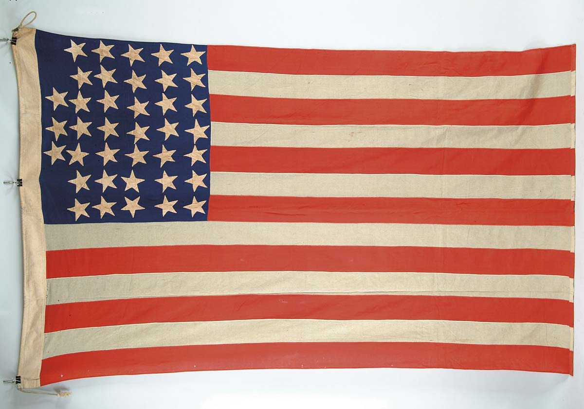 Appraisal: -STAR AMERICAN FLAG x flag is made from wool blend