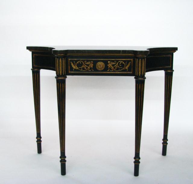 Appraisal: Lillian August for Drexel Heritage Period Style Hall Console Granite