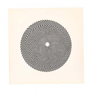 Appraisal: Bridget Riley Br b Untitled Based on Blaze screenprint on