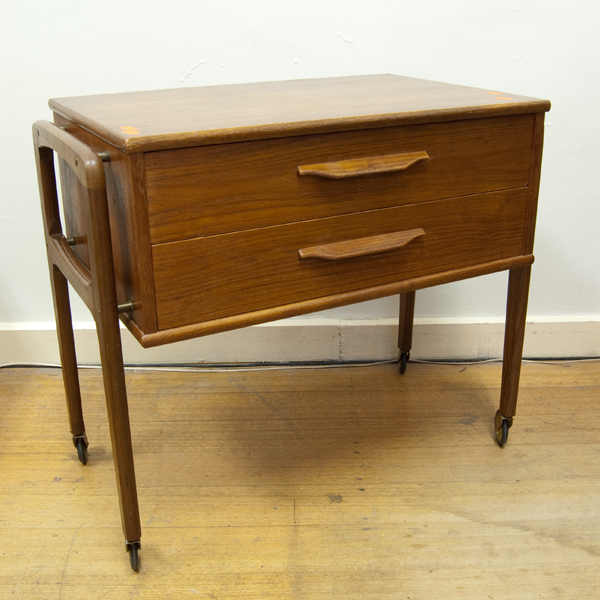 Appraisal: DANISH SEWING CABINET