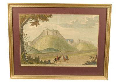 Appraisal: After A Menageot 'A View of Carisbrooke Castle' on the