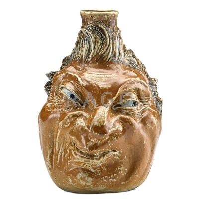 Appraisal: ROBERT W MARTIN MARTIN BROTHERS Face jug Condition Report