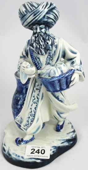 Appraisal: Royal Doulton Figure The Lamp Seller Blue Flambe Colourway HN