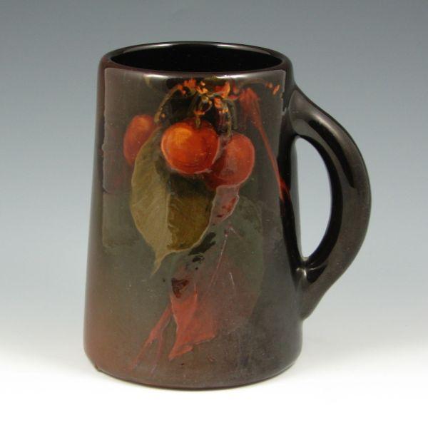 Appraisal: Weller Louwelsa stein or mug in standard glaze with cherry