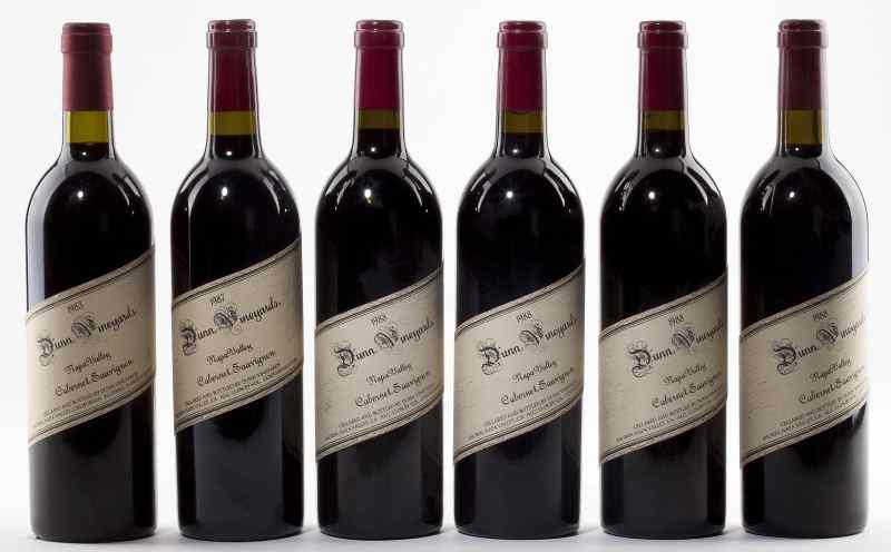 Appraisal: Dunn total bottlesVintage Napa Valley bn Vintage Napa Valley into