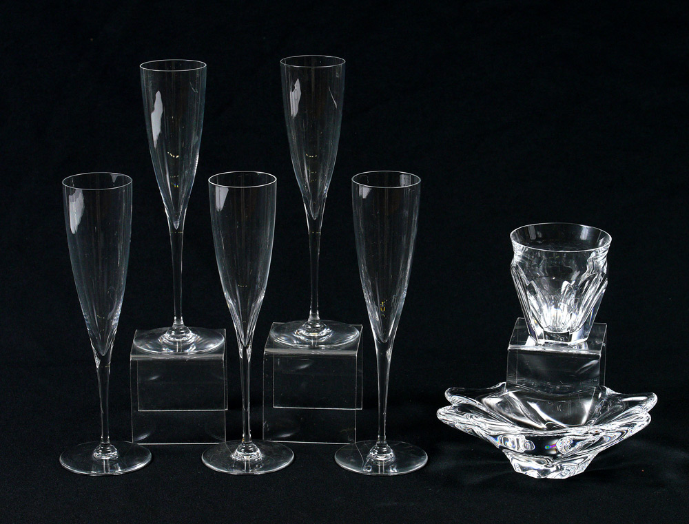 Appraisal: PIECE ASSEMBLED BACCARAT CRYSTAL COLLECTION pieces total to include champagne