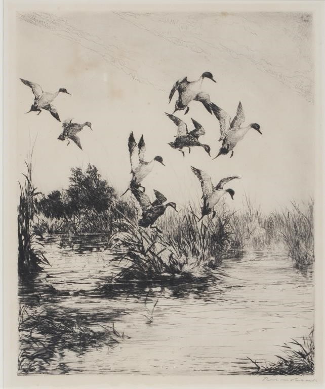 Appraisal: A Southland Marsh signed Roland Clark lower right drypoint by