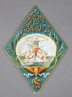 Appraisal: Mardi Gras Ball Invitation Nereus February Mardi Gras Ball Invitation