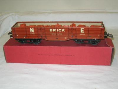 Appraisal: A Hornby No high capacity wagon a N E brick