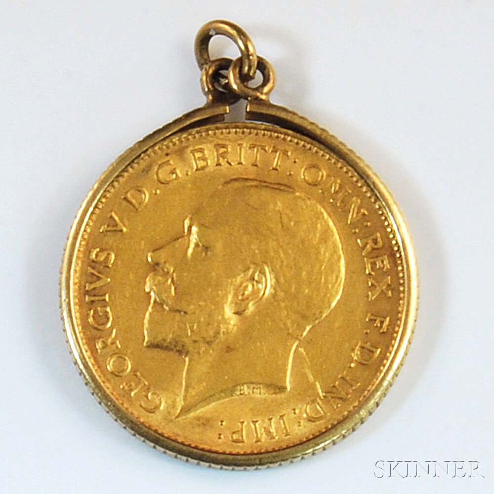 Appraisal: George V Half Sovereign Gold Coin Estimate - The absence