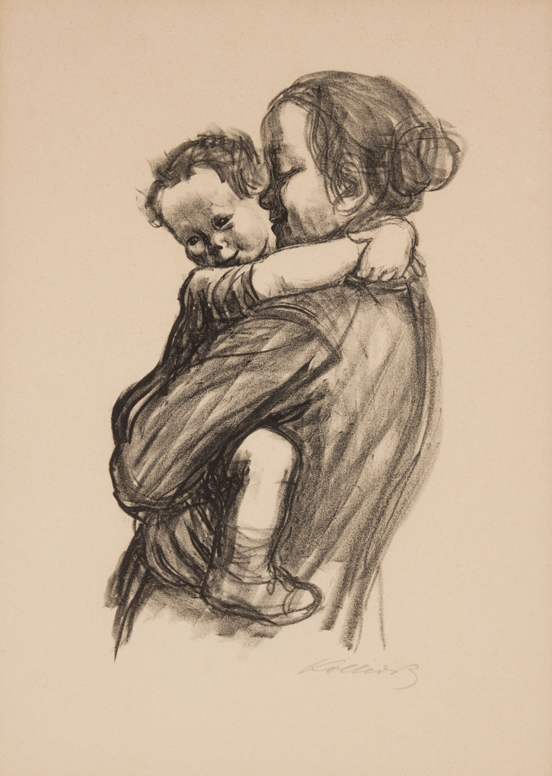 Appraisal: Kathe Kollwitz Mutter Mit Jungen lithograph German - Signed in