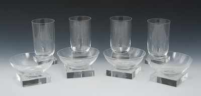 Appraisal: A Collection of Libbey-Nash Knickerbocker Glassware ca Including four -