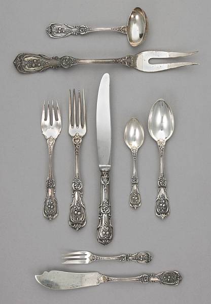 Appraisal: SPECIALIST TO VERIFY pieces of sterling silver flatware marked ACC