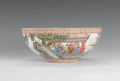 Appraisal: Fine Chinese Egg Shell Porcelain Hand-painted Bowl Beautifully hand-painted Chinese