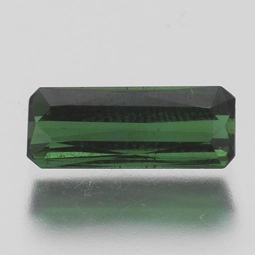 Appraisal: Unmounted Carat Emerald Cut Fine Green Tourmaline Gemstone apprx mm