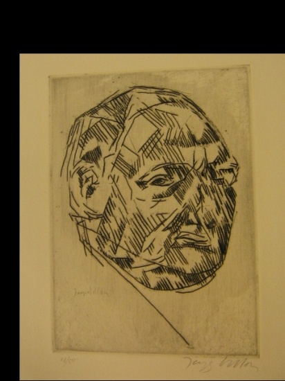 Appraisal: JACQUES VILLON Two etchings F lix Barr x mm x