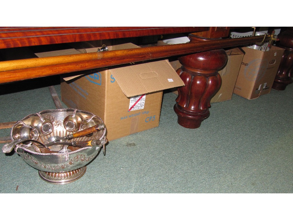 Appraisal: Lot of China glass and plated wares boxes