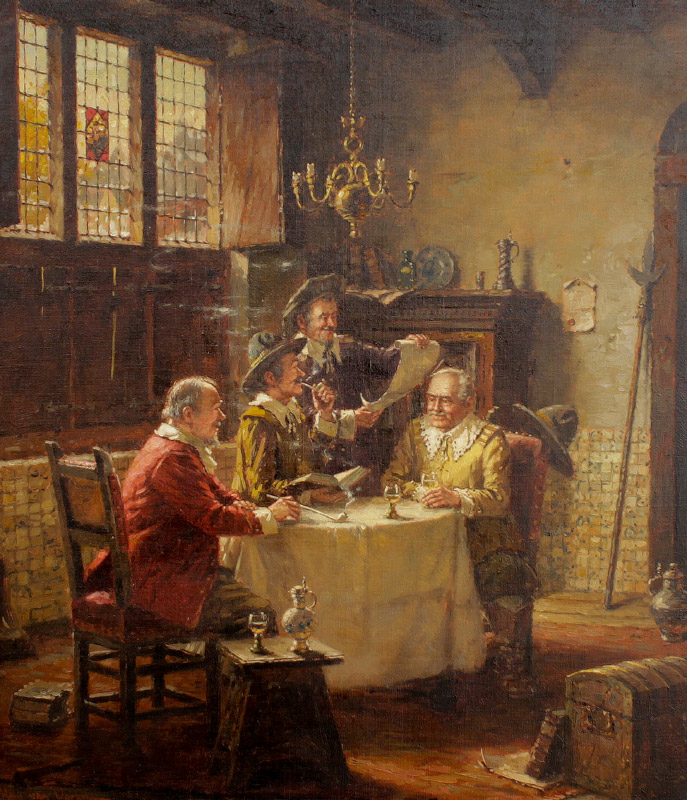 Appraisal: VAN DOREN Hein Dutch - th Century Genre Interior Scene