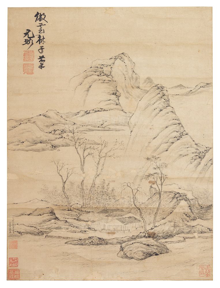 Appraisal: Attributed to Ni Yuanlu Image height x width in x