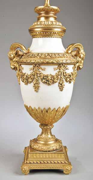 Appraisal: A French Belle poque Marble and Gilt Bronze Mounted Urn