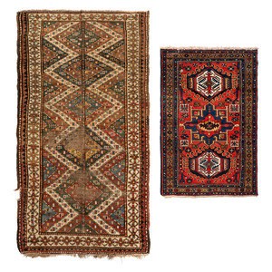 Appraisal: A Group of Persian Wool Rugs th Century feet inches