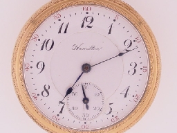 Appraisal: Hamilton S HWW J S in fancily engraved Crescent YGF