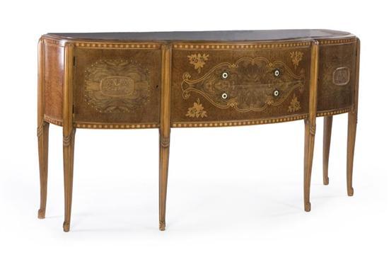 Appraisal: ART DECO SIDEBOARD In the manner of Jules Leleu -