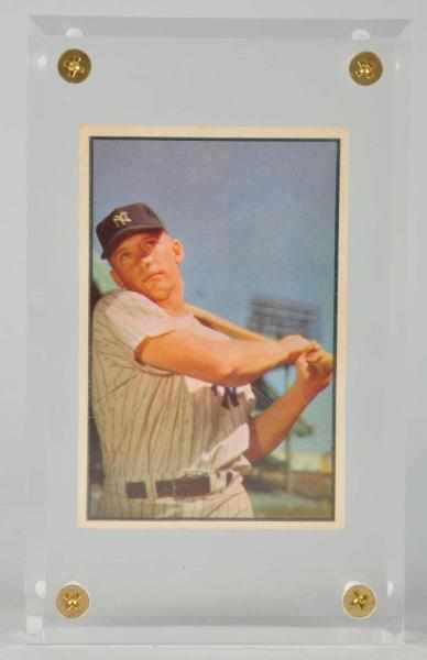 Appraisal: Bowman Mickey Mantle No Card Description From the color series