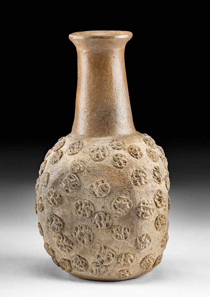 Appraisal: Chavin Pottery Bottle in Gourd or Potato Form First Time