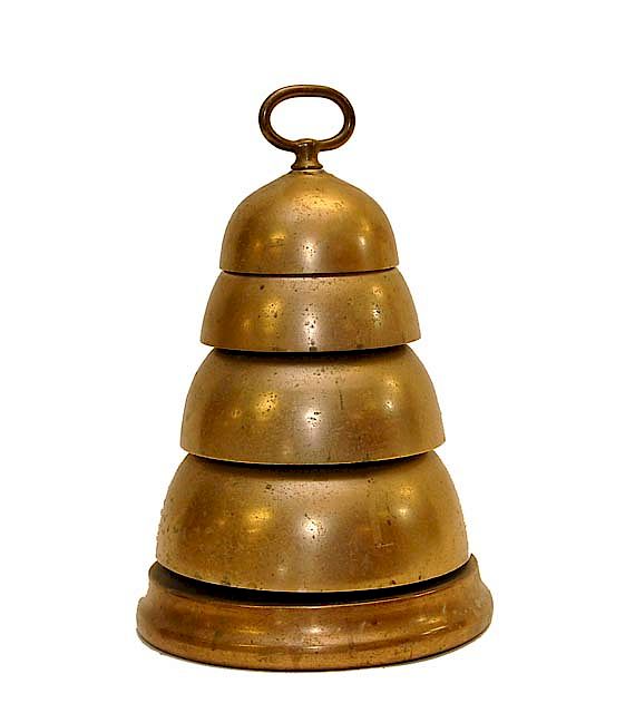 Appraisal: Early Masonic Beehive Bell Early Masonic Beehive Bell Measures tall