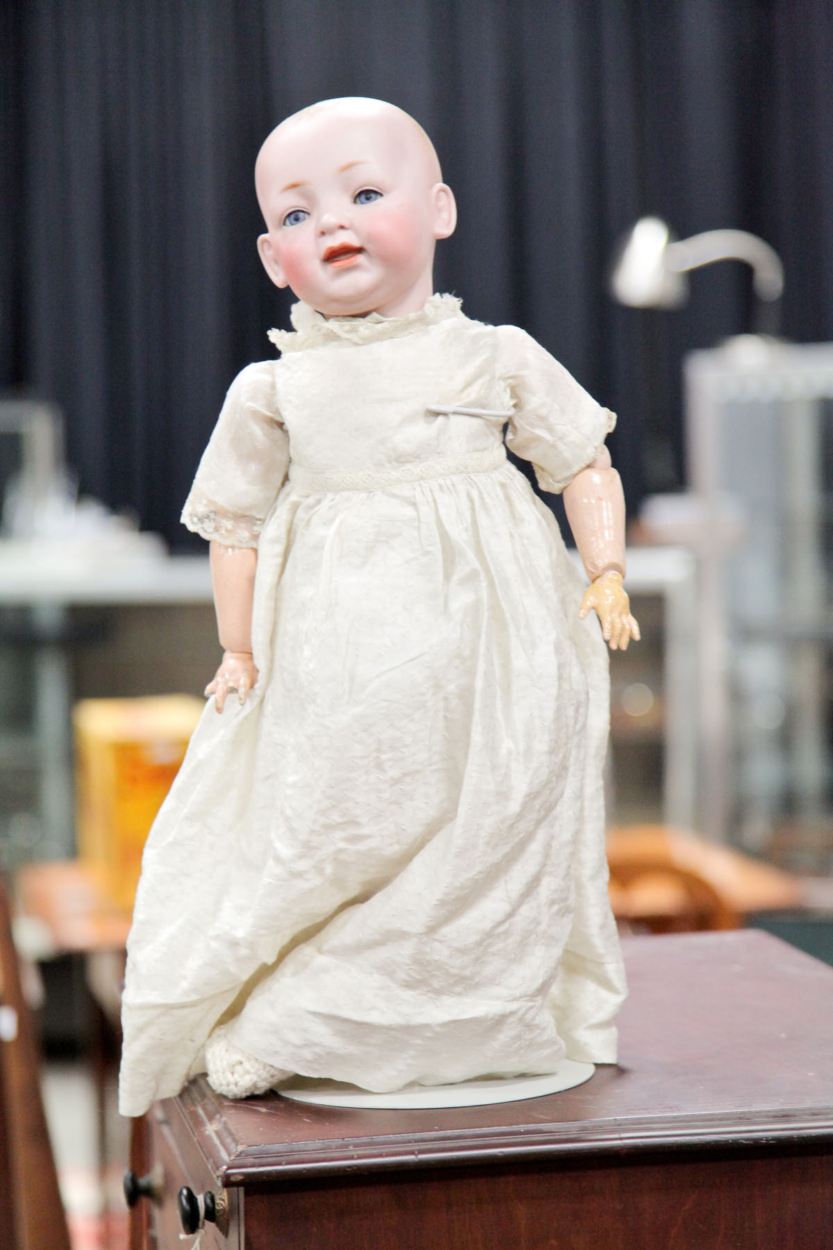 Appraisal: J D KESTNER BISQUE HEAD DOLL German early th century