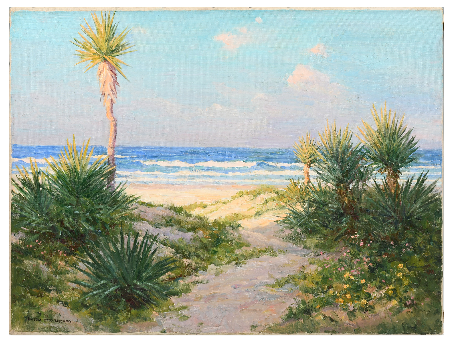 Appraisal: FISCHER Anton Otto German - Florida East Coast Surf at