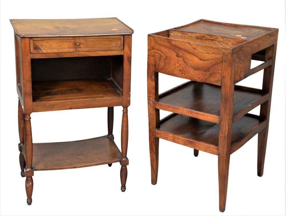 Appraisal: Two Piece Lot to include a mahogany stand having one