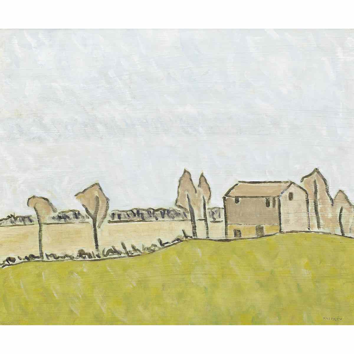 Appraisal: BARKER FAIRLEY R C A BARN NEAR VASEY Medium oil