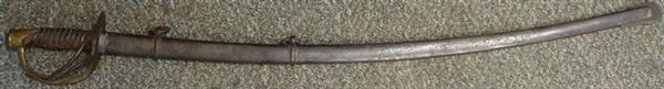 Appraisal: M US Cavalry sword dated generally good original condition wire