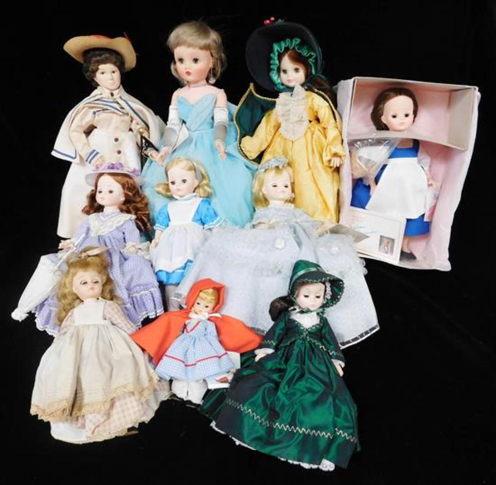 Appraisal: DOLLS Ten Madame Alexander dolls including Little Women Beth Little