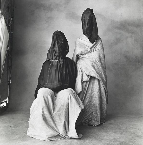 Appraisal: n a Irving Penn American born Two Guedras Morocco Gelatin