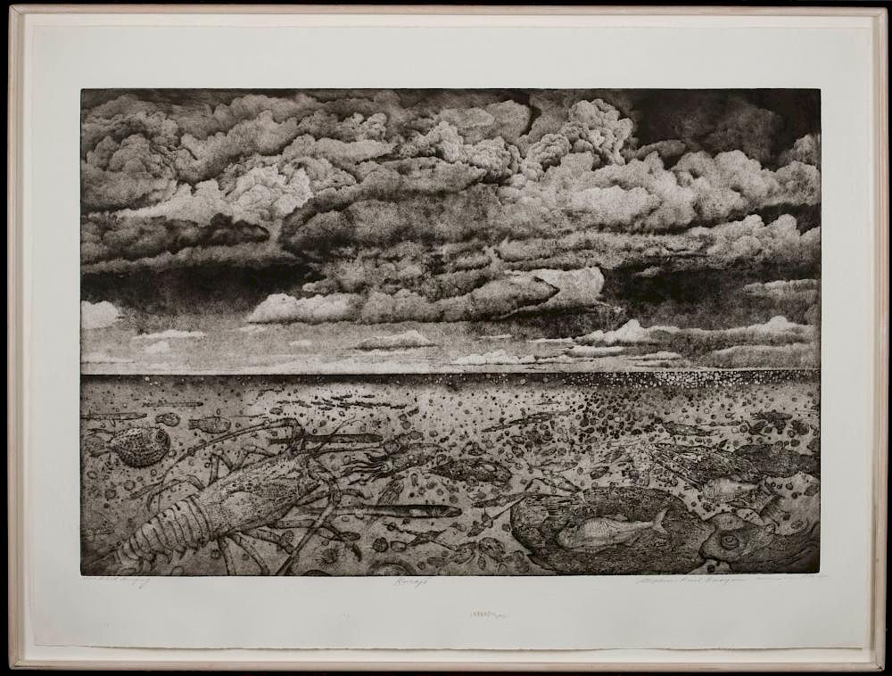 Appraisal: Stephen Raul AnayaKuraje Stephen Raul Anaya Kuraje Etching th state