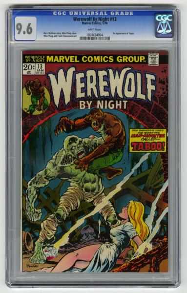 Appraisal: Werewolf By Night CGC Marvel Comics Click for full description