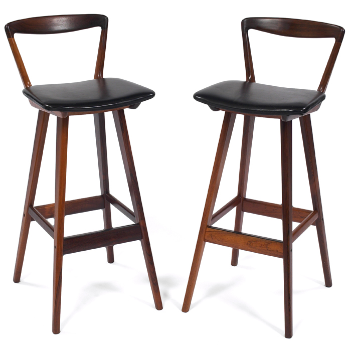 Appraisal: Rosengren Hansen bar stools pair