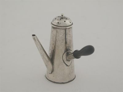 Appraisal: A Victorian novelty pepperette in the form of a miniature