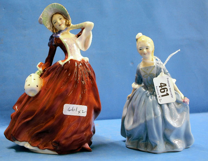 Appraisal: Royal Doulton Figures Autumn Breezes HN and A Child From