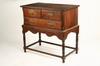 Appraisal: CHEST - Assembled mahogany low chest of drawers on frame