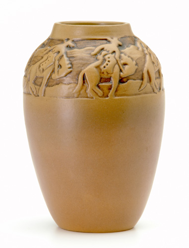 Appraisal: NORTH DAKOTA SCHOOL OF MINES Bulbous vase by Julia Mattson