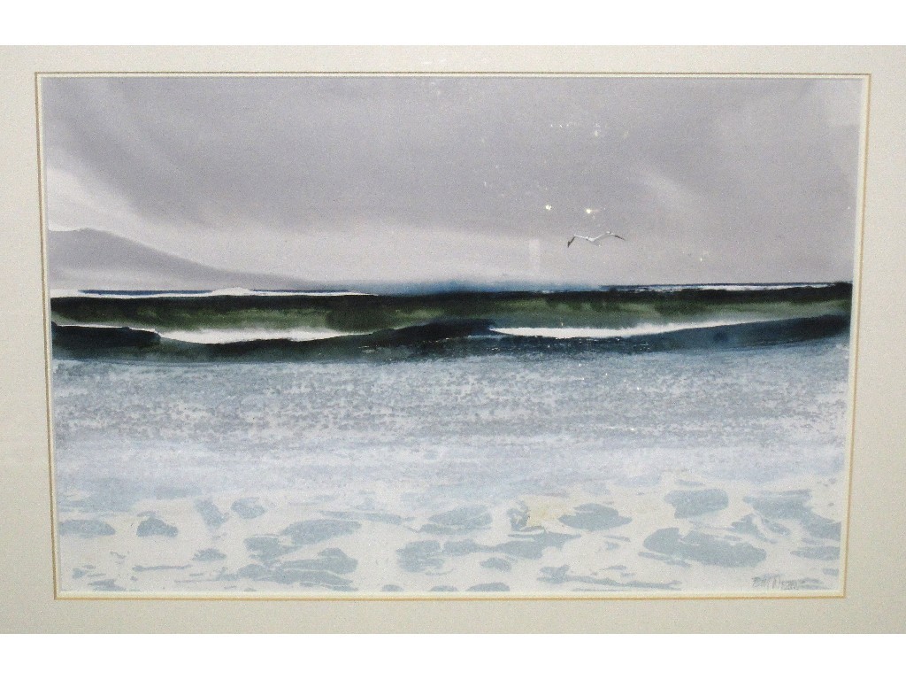 Appraisal: BILL WRIGHT RSW RGI PAI Watercolour 'Approaching Rain from Islay'