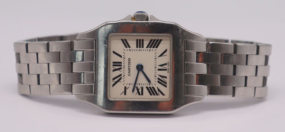 Appraisal: JEWELRY Cartier Santos Demoiselle Watch Ladies Cartier Santos Demoiselle stainless