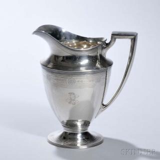 Appraisal: Tiffany Co Sterling Silver Pitcher Tiffany Co Sterling Silver Pitcher