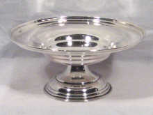 Appraisal: A shallow silver nut dish hallmarked London cm diameter approx